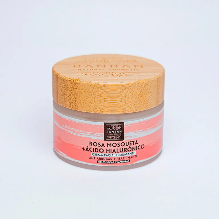 Cremă Regeneratoare cu Măceșe (Rosa Mosqueta) & Acid Hialuronic (50ml)